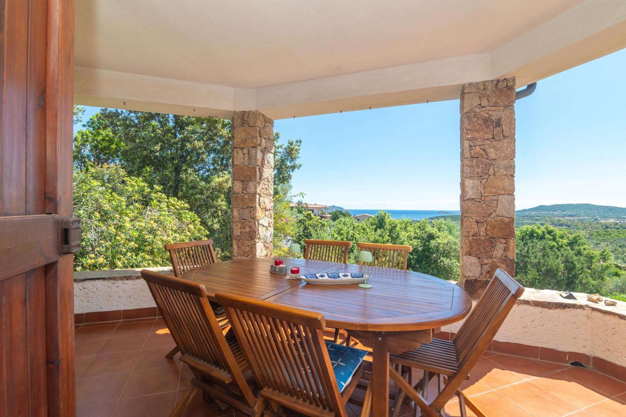 Villa Vista Mare Cala Ginepro Punta Molara Buitenkant foto